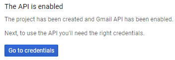 Ativando API
