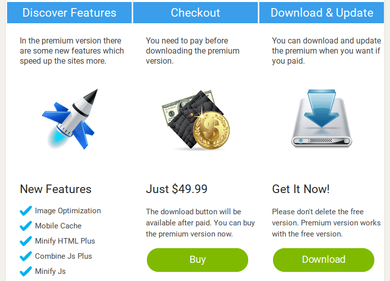 wp cache mais rápido comprar