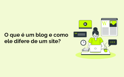 O que é um blog e como ele difere de um site?