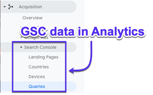 Como ver dados GSC no Google Analytics