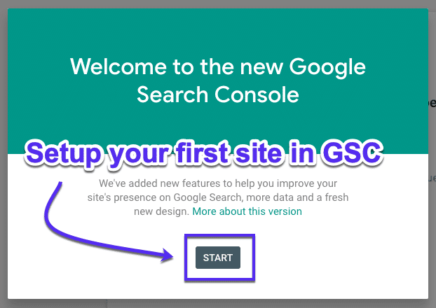 Configure seu site no Google Search Console
