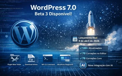 WordPress 7.0 Beta 3 é lançado para testes